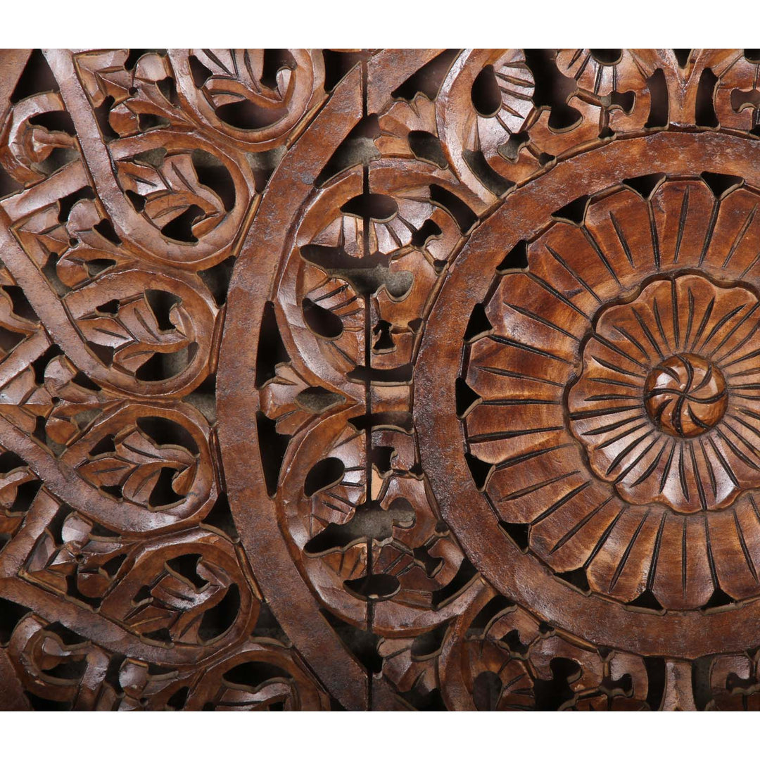 Indian Wooden Mandala Hossam