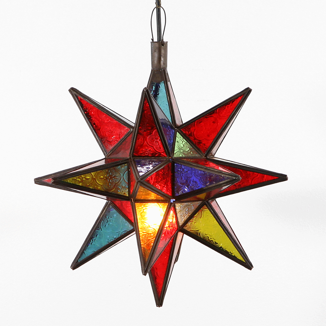 Nasima hanging light multicolored