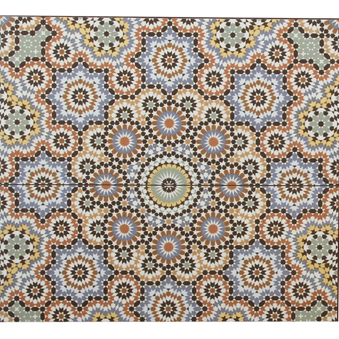 Moroccan wall tiles 50x25 – rosette mosaic