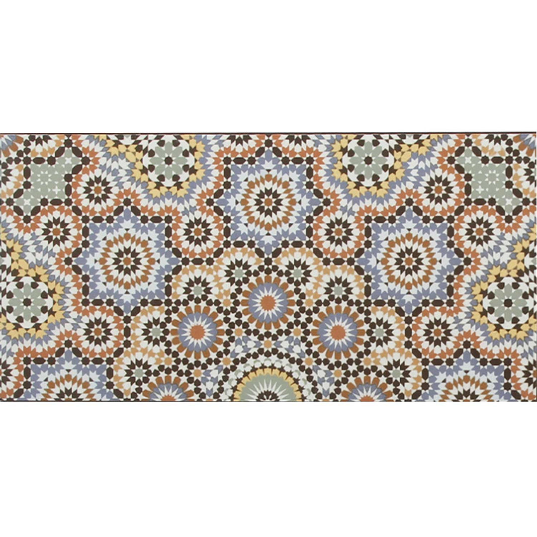 Moroccan wall tiles 50x25 – rosette mosaic