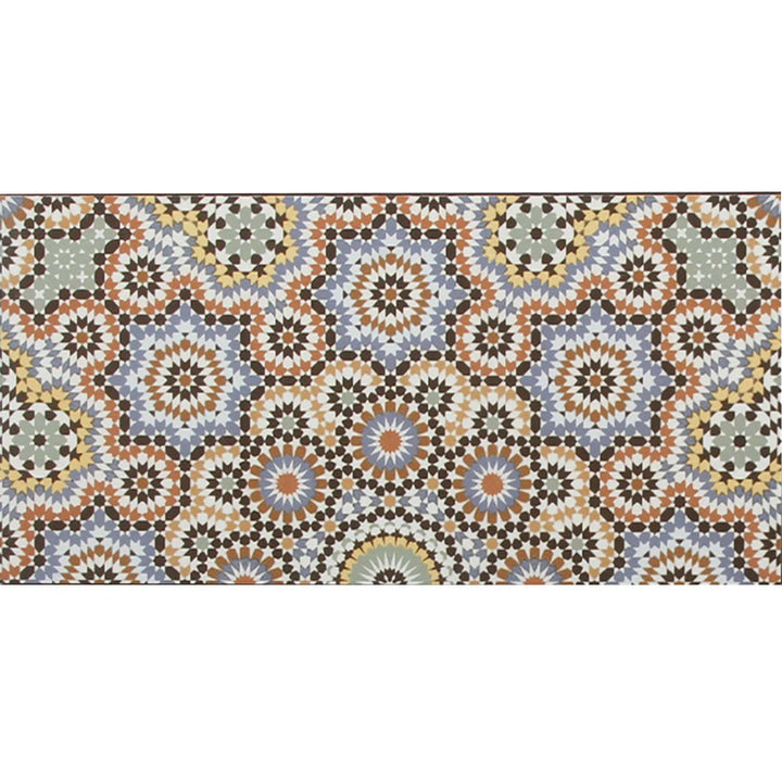 Moroccan wall tiles 50x25 – rosette mosaic