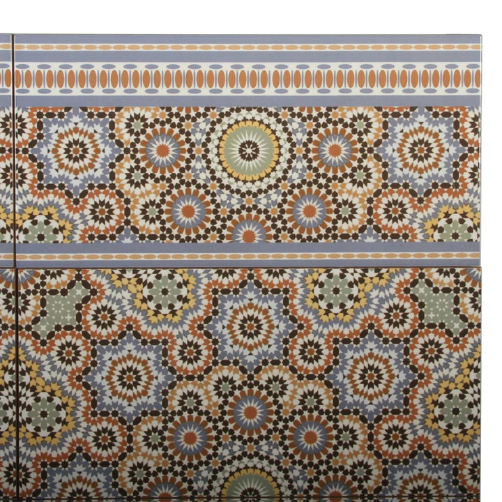 Moroccan wall tiles 50x25 – rosette mosaic