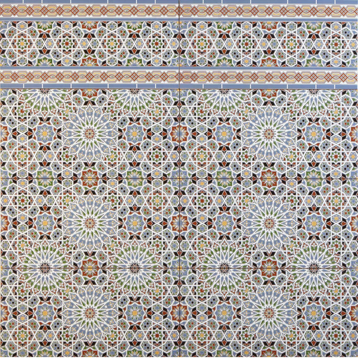 Moroccan wall tiles 50x25 cm – mosaic pattern