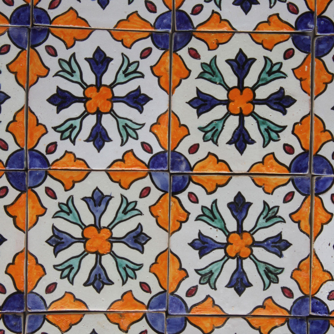 Hand painted tile – Mediterranean