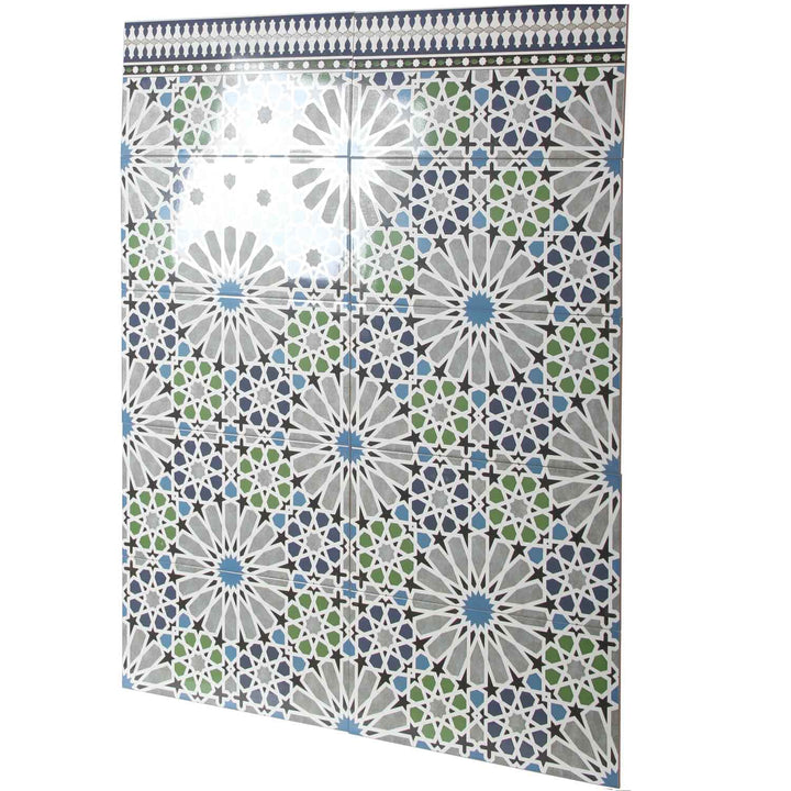 Moroccan wall tiles 50x25 cm – star mosaic