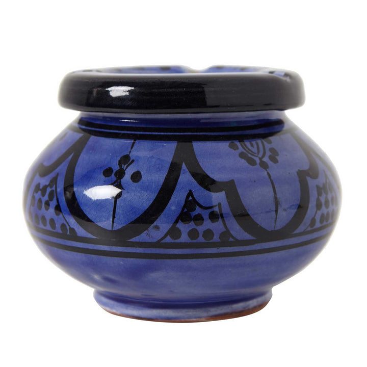 Ceramic ashtray blue