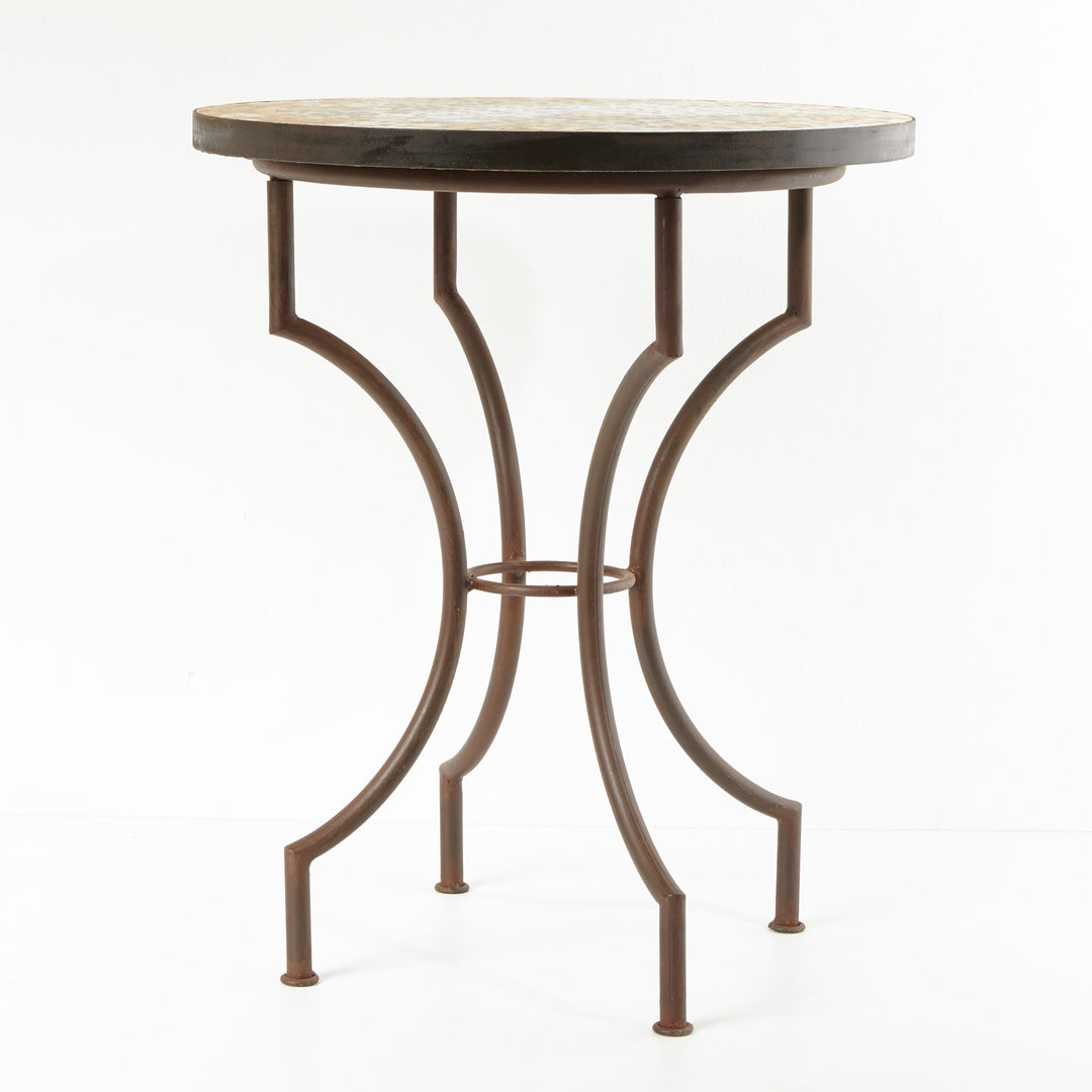 Mosaic table from Morocco - Round -M60-10