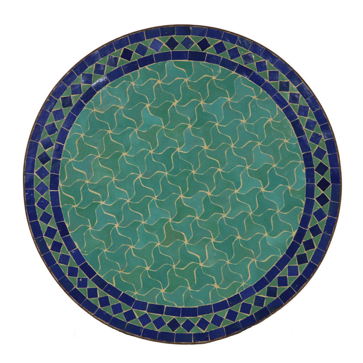 Mosaic table from Morocco - Round -M60-28