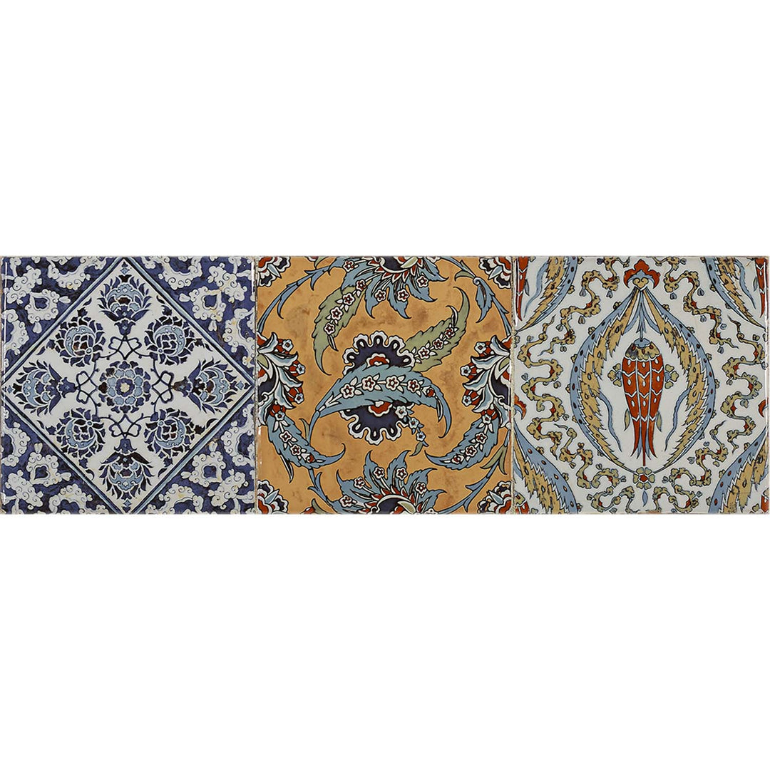 Oriental Patchwork Wall Tiles – 59.2x20cm Matt