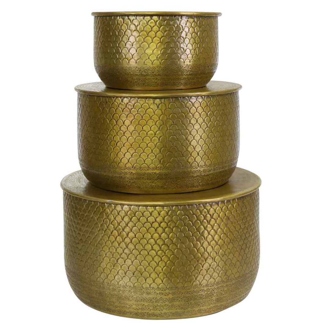 Oriental side table Alava Gold