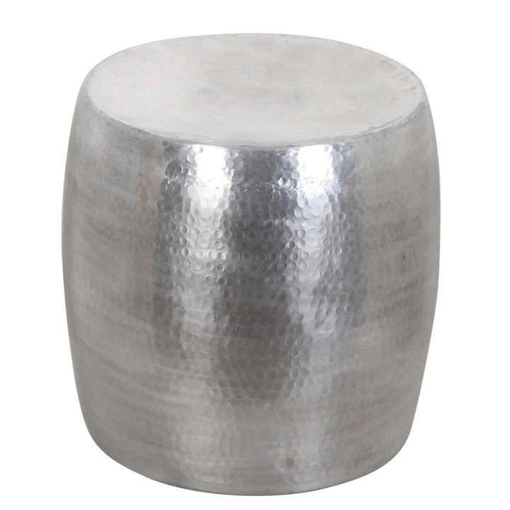 Kinza side table with hammer finish