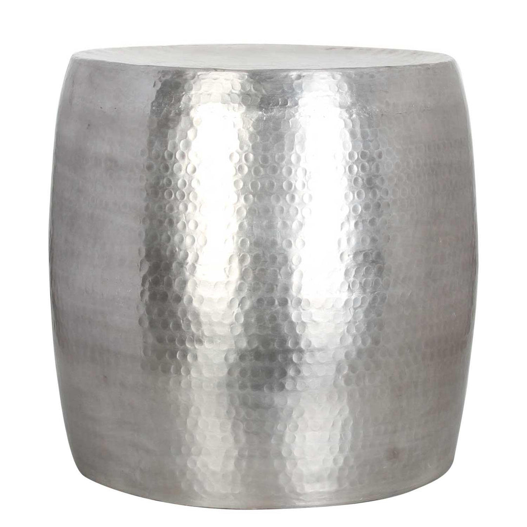 Kinza side table with hammer finish