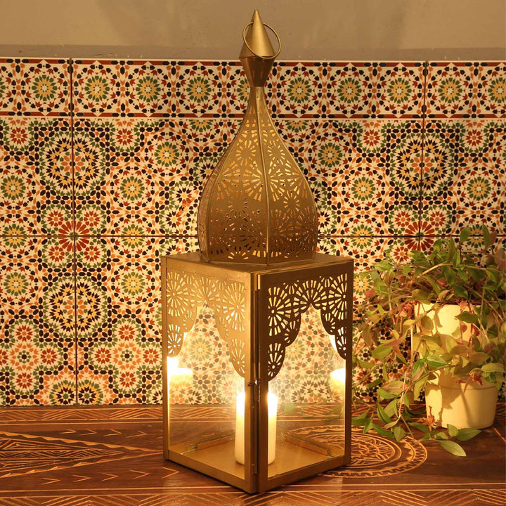 Oriental lantern Modena Gold L