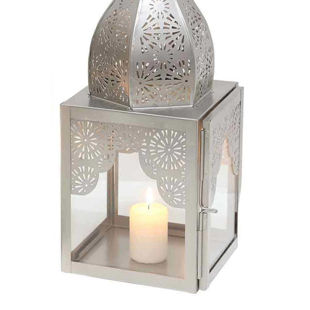 Oriental lantern Modena silver M